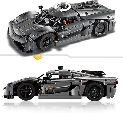 Buy Lego Technic Koenigsegg Jesko Absolut Grey Hypercar 42173 With 801pcs | Yallatoys.com