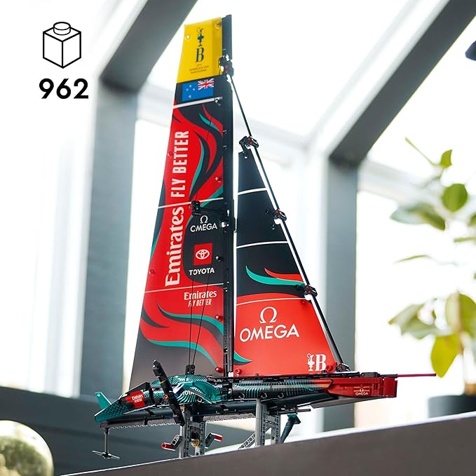 Buy Lego Technic Emirates Team New Zealand Ac75 Yacht Set 42174 With 962pcs | Yallatoys.com