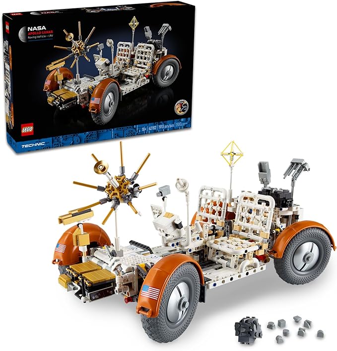 Buy Lego Technic Nasa Apollo Lunar Roving Vehicle LRV 42182 With 1913pcs | Yallatoys.com