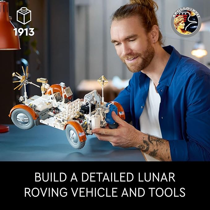 Buy Lego Technic Nasa Apollo Lunar Roving Vehicle LRV 42182 With 1913pcs | Yallatoys.com
