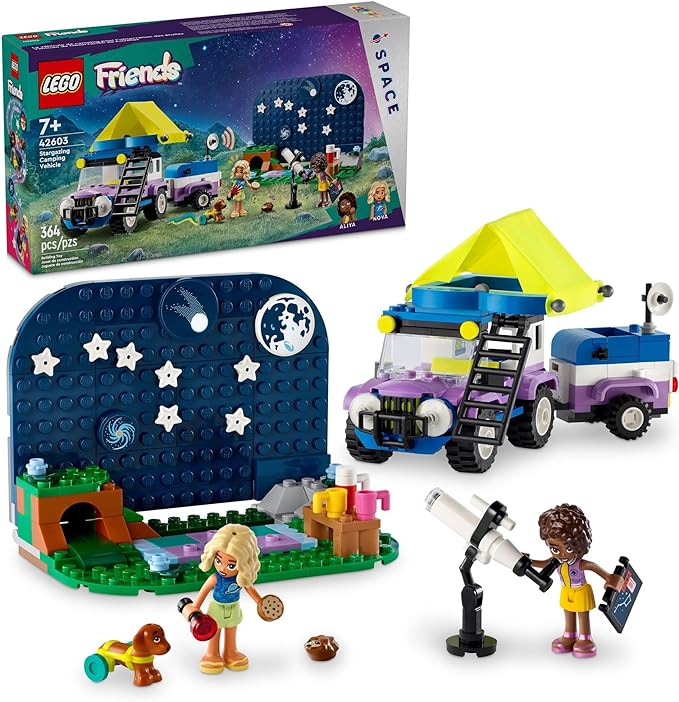 Buy Lego Friends Stargazing Camping Vehicle Toy 42603 with 364pcs | Yallatoys.com