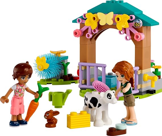 Buy Lego Friends Autumns Baby Cow Shed Farm Animal 42607 with 79pcs | Yallatoys.com