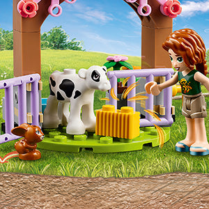Buy Lego Friends Autumns Baby Cow Shed Farm Animal 42607 with 79pcs | Yallatoys.com