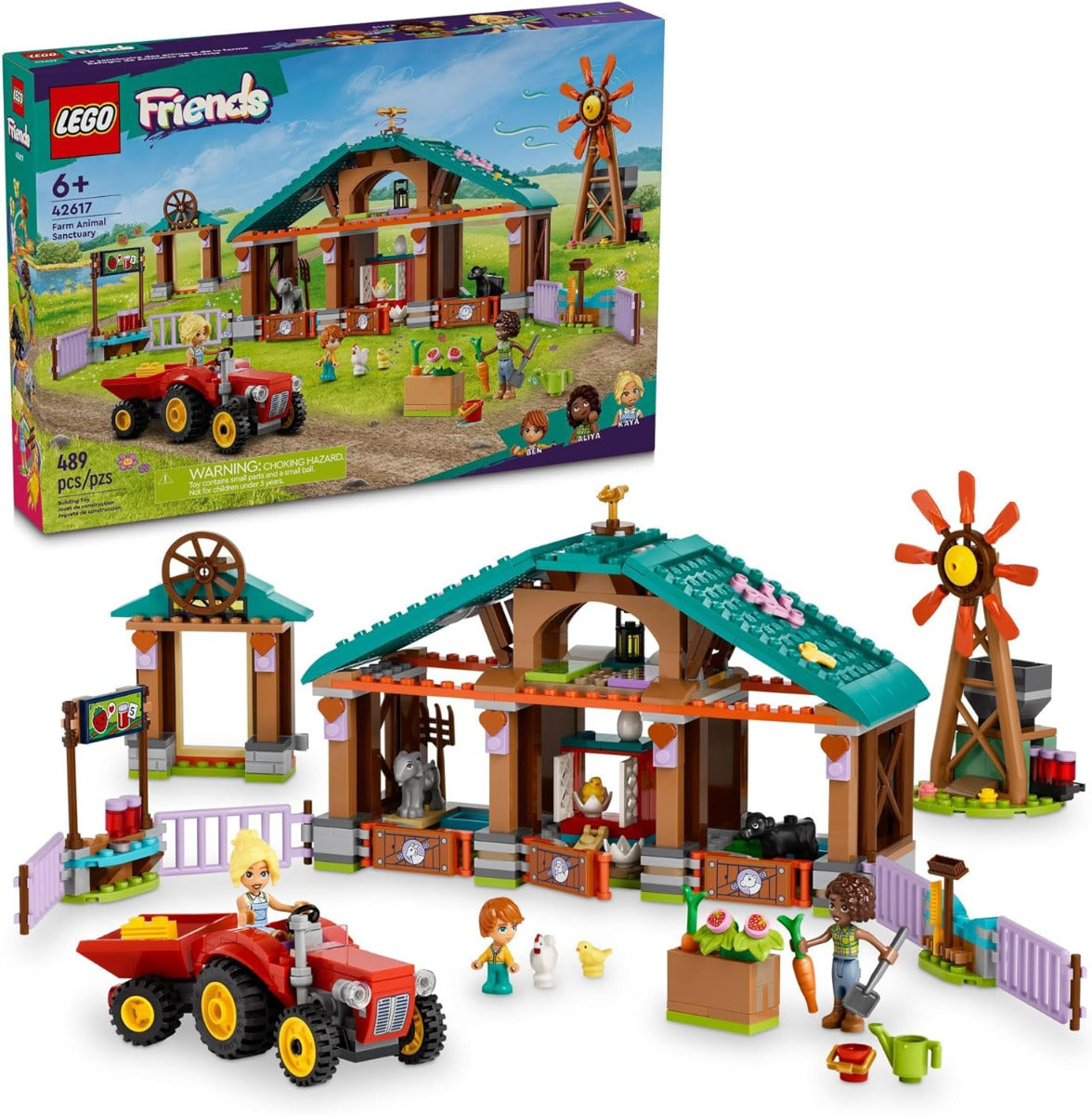 Buy Lego Friends Farm Animal Sanctuary 42617 with 489pcs | Yallatoys.com