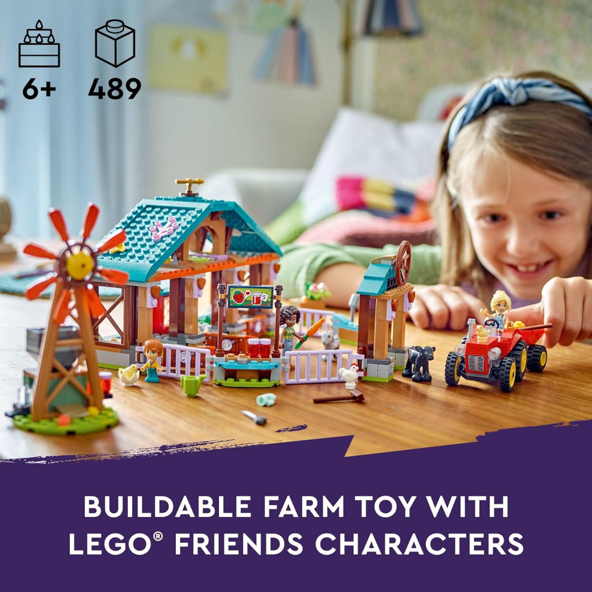 Buy Lego Friends Farm Animal Sanctuary 42617 with 489pcs | Yallatoys.com
