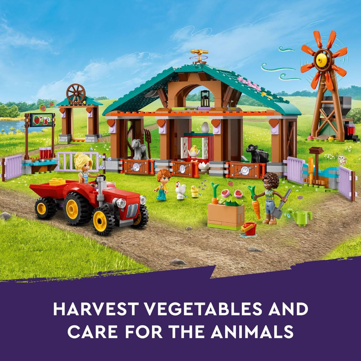 Buy Lego Friends Farm Animal Sanctuary 42617 with 489pcs | Yallatoys.com