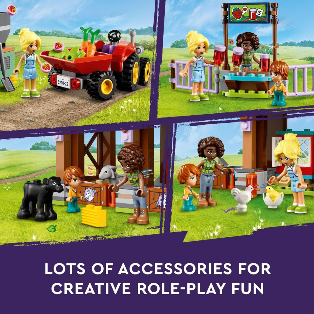 Buy Lego Friends Farm Animal Sanctuary 42617 with 489pcs | Yallatoys.com