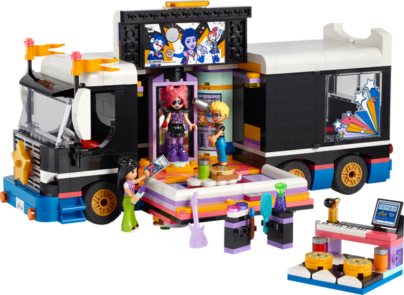 Buy Lego  Friends Pop Star Music Tour Bus 42619 with 845pcs | Yallatoys.com