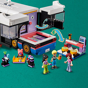 Buy Lego  Friends Pop Star Music Tour Bus 42619 with 845pcs | Yallatoys.com