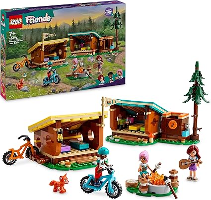 Buy Lego Friends Adventure Camp Cozy Cabins 42624 With 437pcs | Yallatoys.com