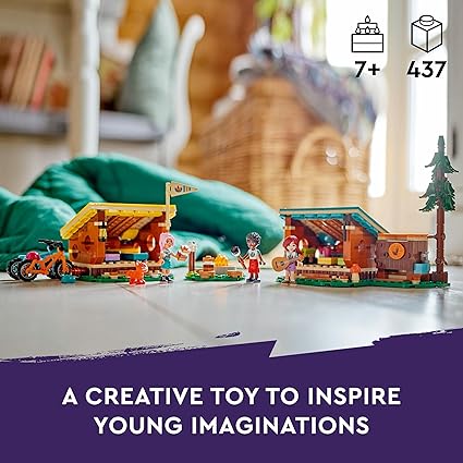 Buy Lego Friends Adventure Camp Cozy Cabins 42624 With 437pcs | Yallatoys.com