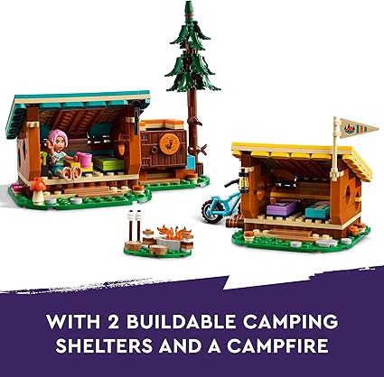 Buy Lego Friends Adventure Camp Cozy Cabins 42624 With 437pcs | Yallatoys.com