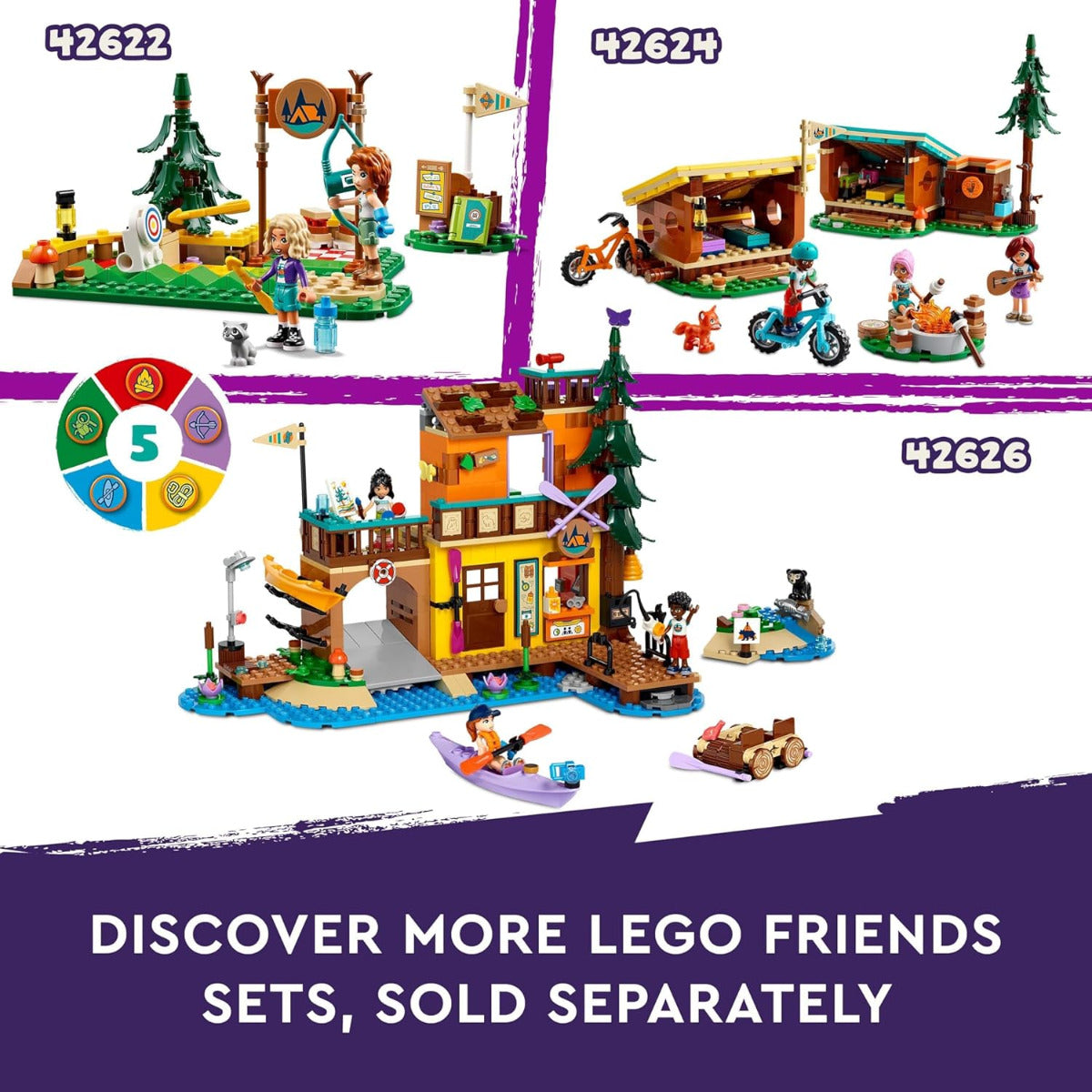 Buy Lego Friends Adventure Camp Tree House 42631 With 1128pcs | Yallatoys.com