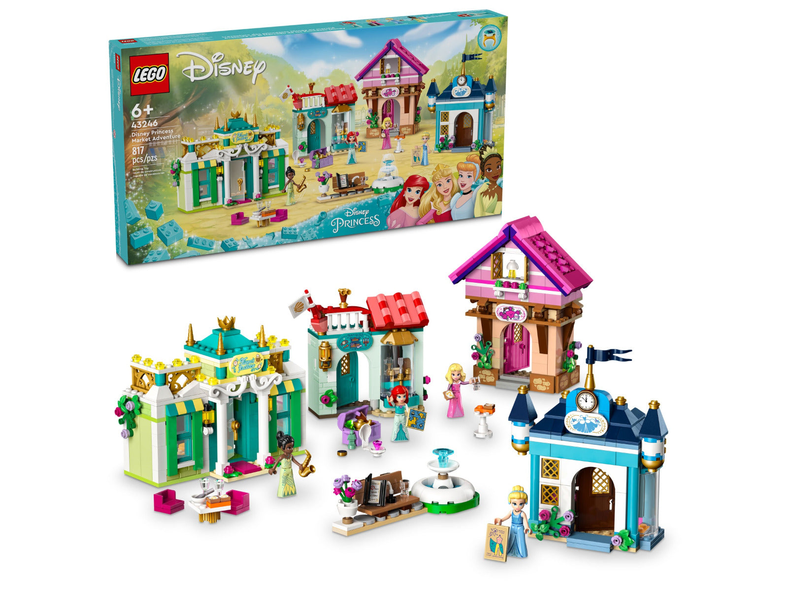 Buy Lego Disney Princess Market Adventure 43246 with 841pcs | Yallatoys.com