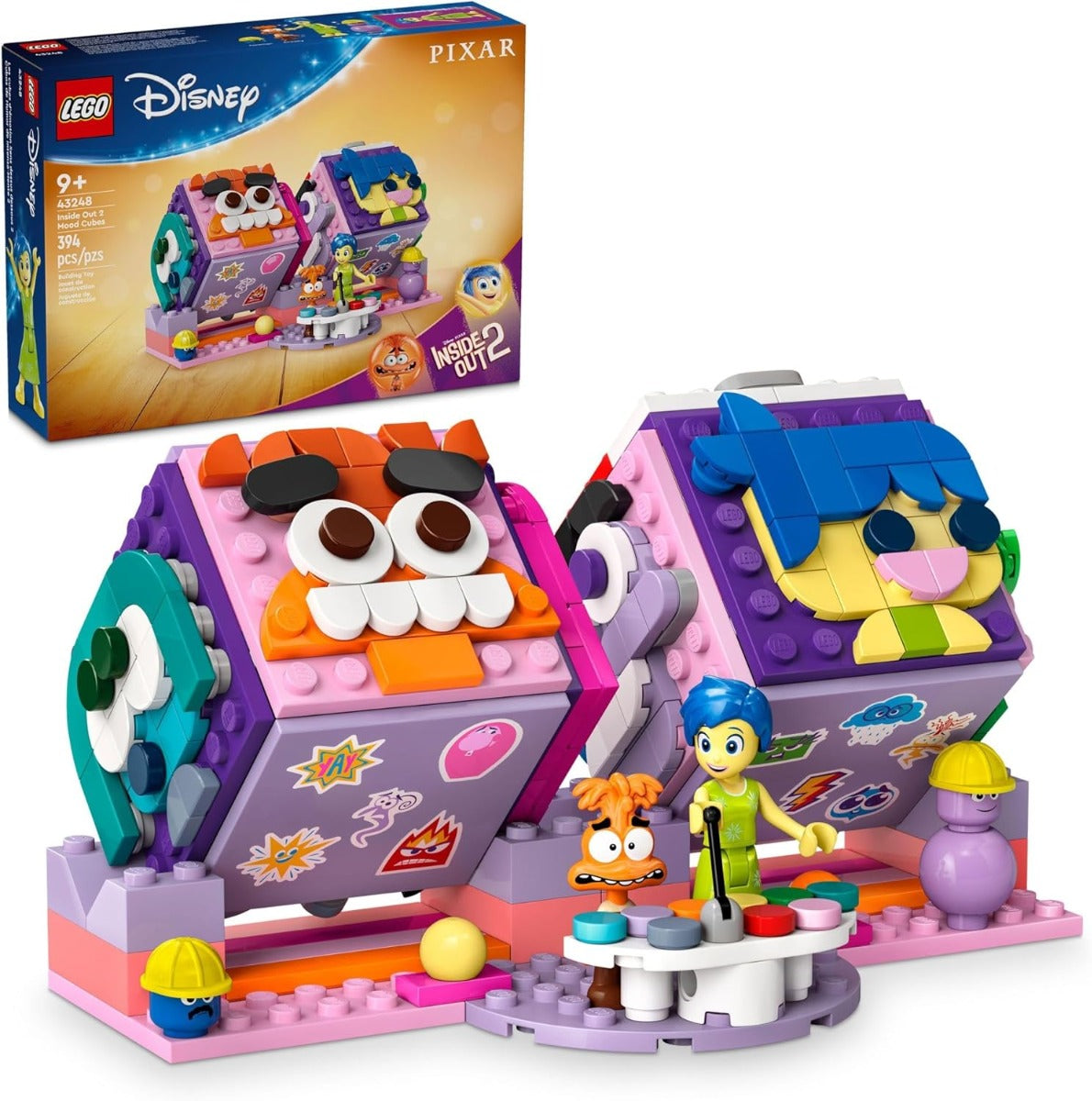 Buy Lego 43248 Inside Out 2 Mood Cubes 394Pcs | Yallatoys.com