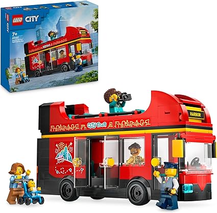 Buy Lego City Red Double Decker Sightseeing Bus 60407 With 384pcs | Yallatoys.com