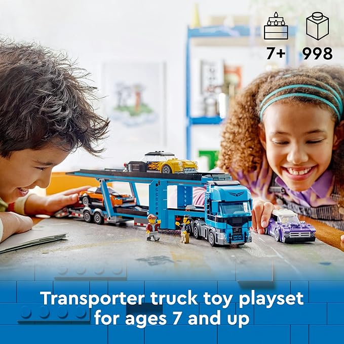 Buy Lego City Car Transporter Truck with Sports Cars 60408 With 998pcs | Yallatoys.com