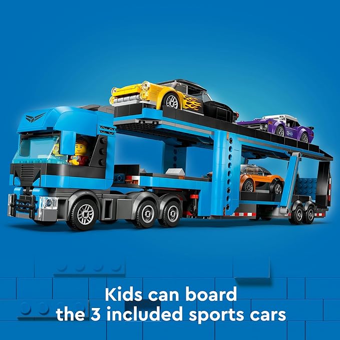 Buy Lego City Car Transporter Truck with Sports Cars 60408 With 998pcs | Yallatoys.com