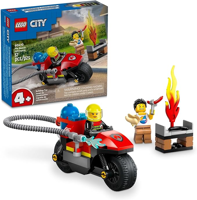 Buy Lego City Fire Rescue Motorcycle Building Set 60410 with 57pcs | Yallatoys.com