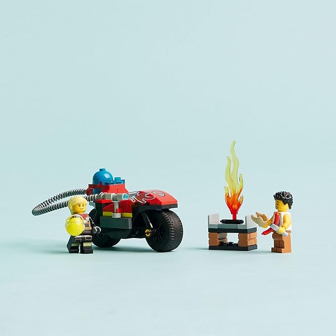 Buy Lego City Fire Rescue Motorcycle Building Set 60410 with 57pcs | Yallatoys.com