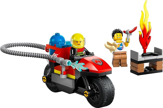Buy Lego City Fire Rescue Motorcycle Building Set 60410 with 57pcs | Yallatoys.com