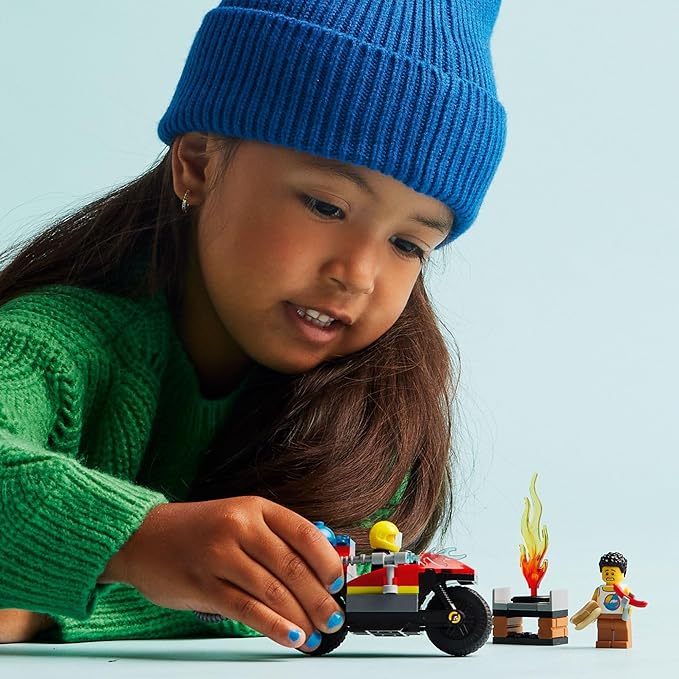 Buy Lego City Fire Rescue Motorcycle Building Set 60410 with 57pcs | Yallatoys.com
