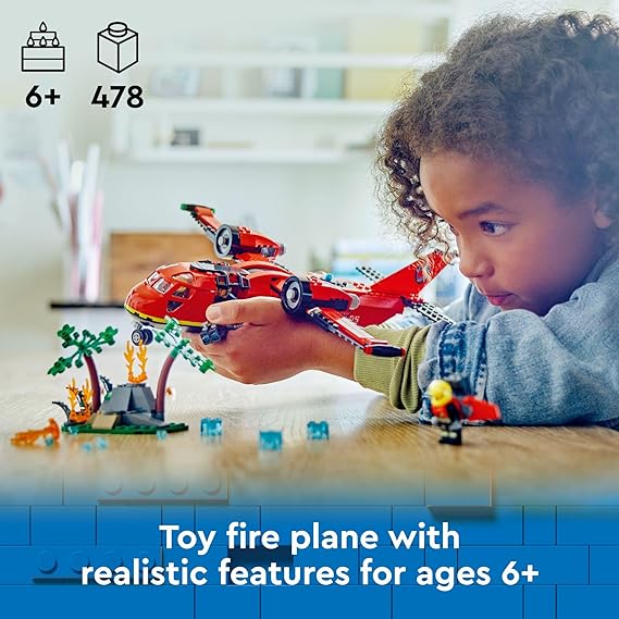 Buy Lego City Fire Rescue Plane Building Set 60413 with 478pcs | Yallatoys.com