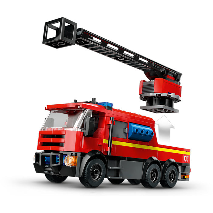 Buy Lego City Fire Station With Fire Engine 60414 with 843pcs | Yallatoys.com