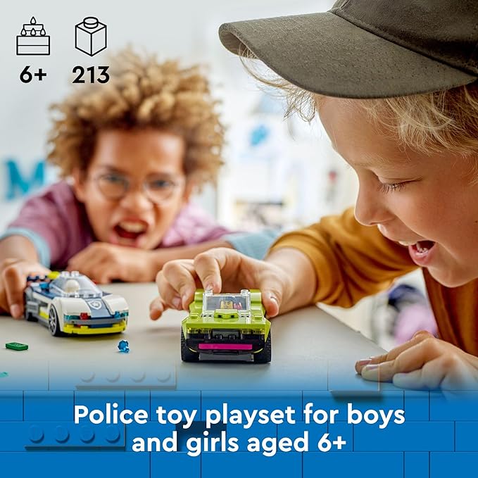 Buy Lego City Police Car and Muscle Car Chase Set 60415 with 213pcs | Yallatoys.com