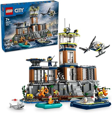 Buy Lego City Police Prison Island Building Set 60419 with 980pcs | Yallatoys.com