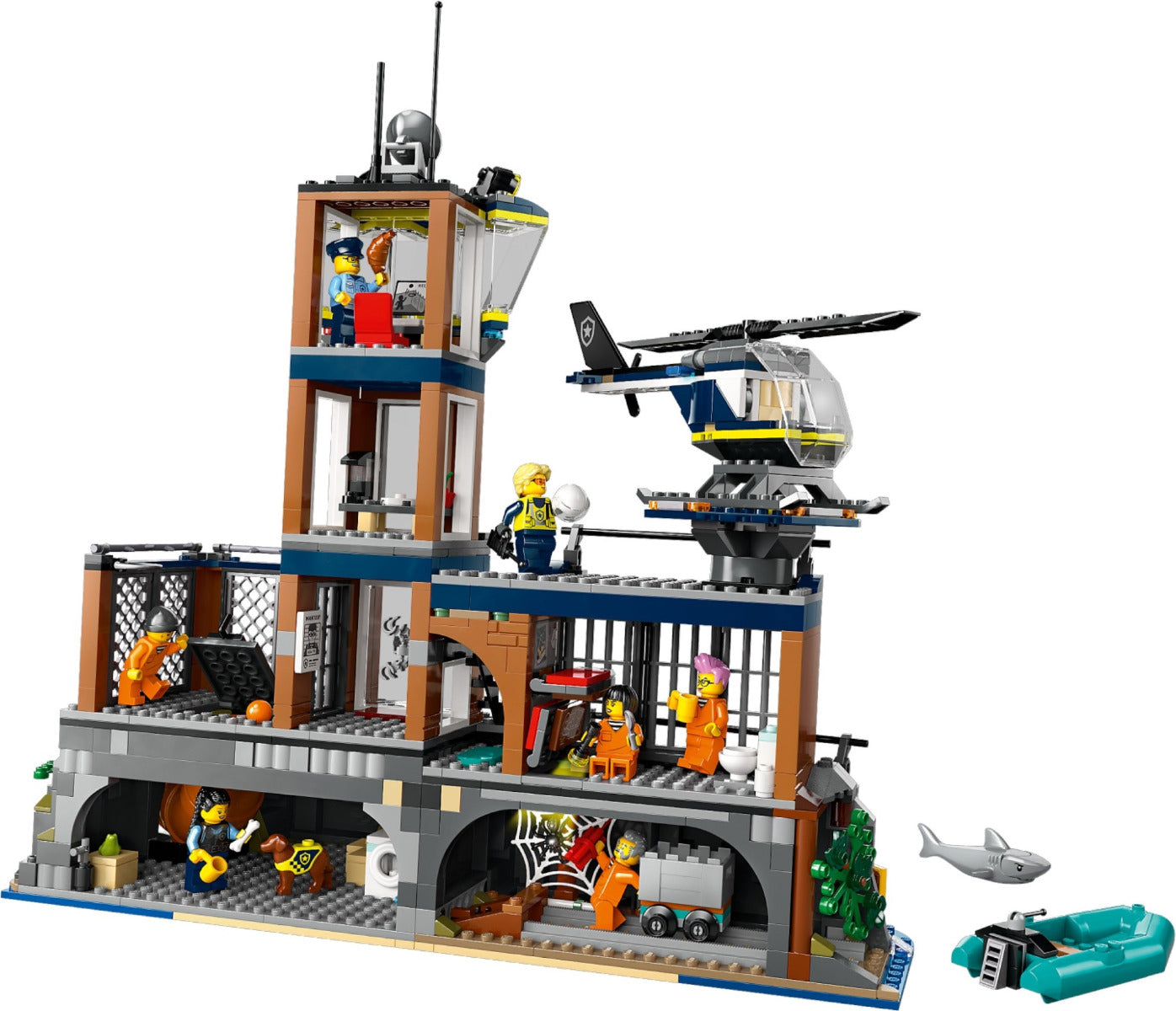 Buy Lego City Police Prison Island Building Set 60419 with 980pcs | Yallatoys.com