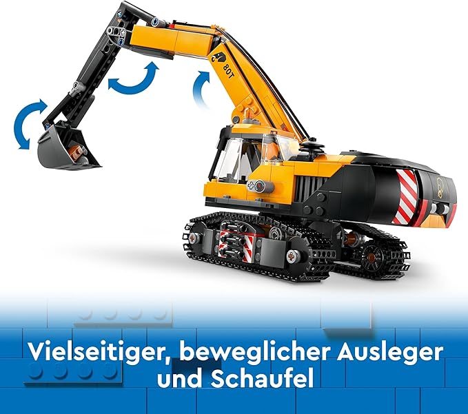 Buy Lego City Yellow Construction Excavator 60420 With 633pcs | Yallatoys.com