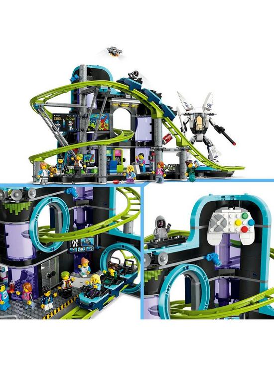 Buy Lego City Robot World Roller Coaster Park 60421 With 968pcs | Yallatoys.com