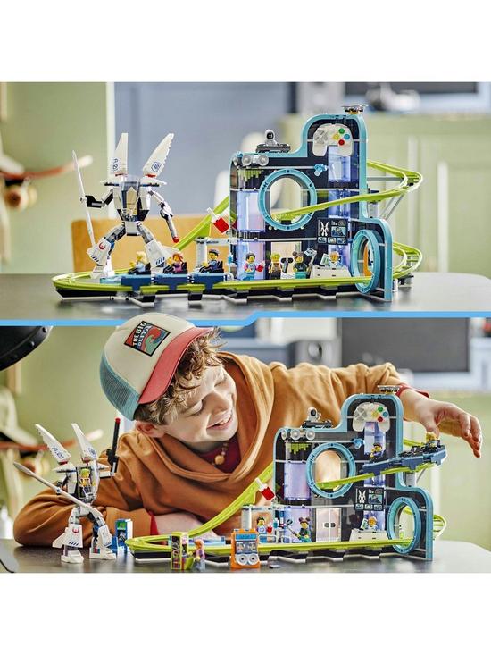 Buy Lego City Robot World Roller Coaster Park 60421 With 968pcs | Yallatoys.com