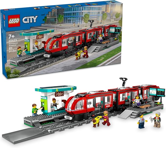Buy Lego City Downtown Street Car And Station 60423 With 811pcs | Yallatoys.com