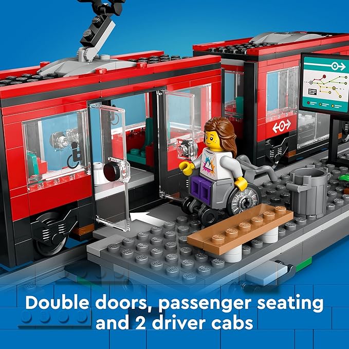 Buy Lego City Downtown Street Car And Station 60423 With 811pcs | Yallatoys.com