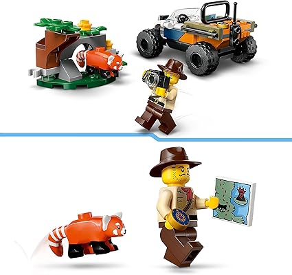 Buy Lego City Jungle Explorer ATV Red Panda Mission 60424 With 92pcs | Yallatoys.com