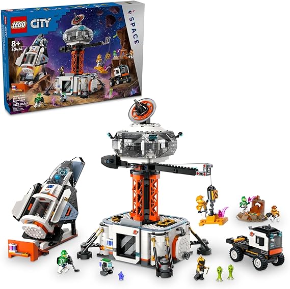 Buy Lego City Space Base and Rocket Launchpad Building Kit 60434 with 1422pcs | Yallatoys.com