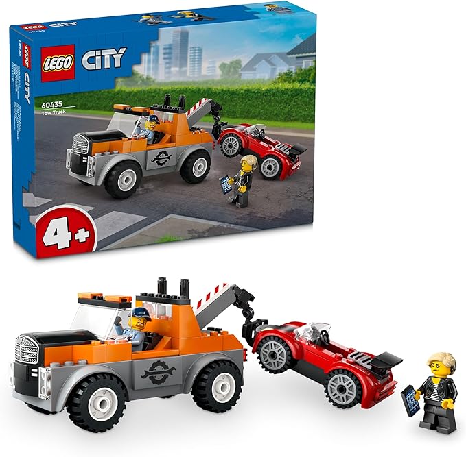 Buy Lego City Tow Truck and Sports Car Repair 60435 With 101pcs | Yallatoys.com