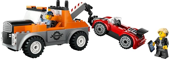 Buy Lego City Tow Truck and Sports Car Repair 60435 With 101pcs | Yallatoys.com