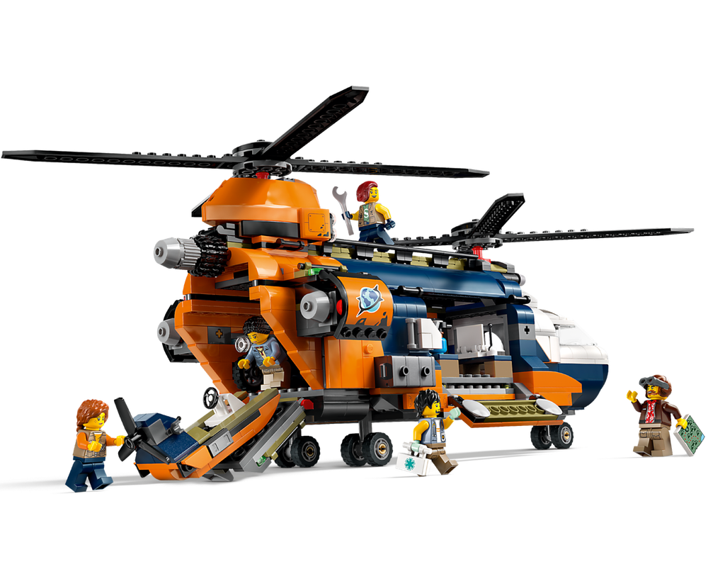 Buy Lego City Jungle Explorer Helicopter at Base Camp 60437 With 881pcs | Yallatoys.com