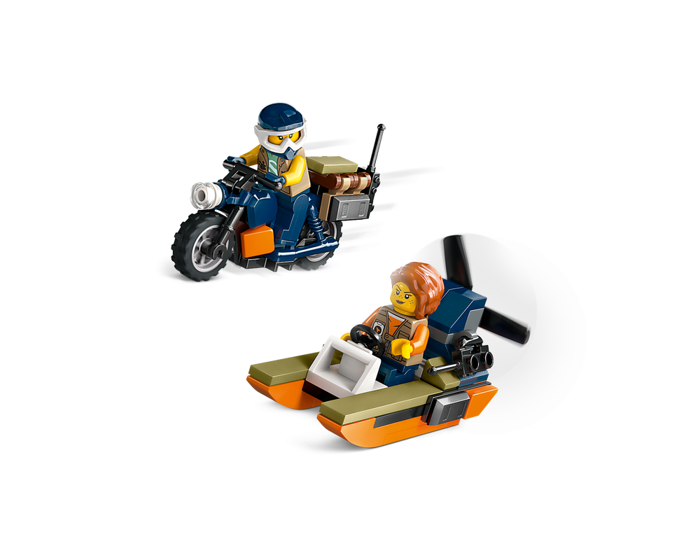 Buy Lego City Jungle Explorer Helicopter at Base Camp 60437 With 881pcs | Yallatoys.com