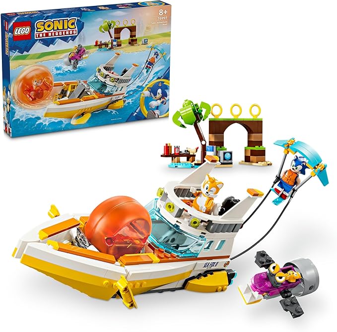Buy Lego Sonic The Hedgehog Tails Adventure Boat 76997 With 393pcs | Yallatoys.com