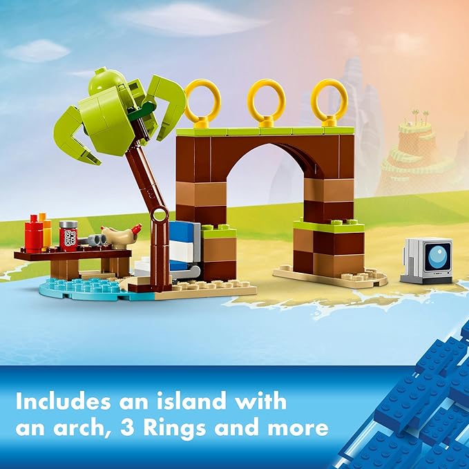 Buy Lego Sonic The Hedgehog Tails Adventure Boat 76997 With 393pcs | Yallatoys.com