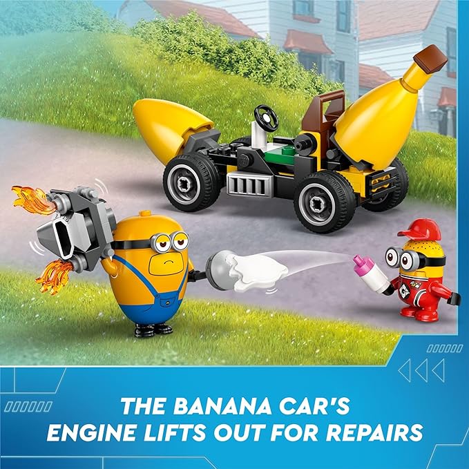 Buy Lego Despicable Me 4 Minions and Banana Car 75580 With 136pcs | Yallatoys.com