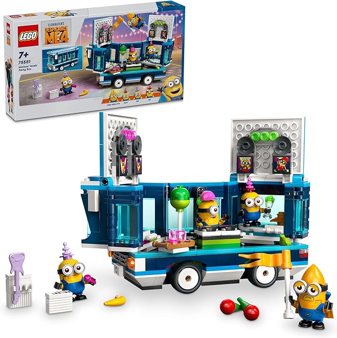 Buy Lego Despicable Me 4 Minions Music Party Bus 75581 With 379pcs | Yallatoys.com