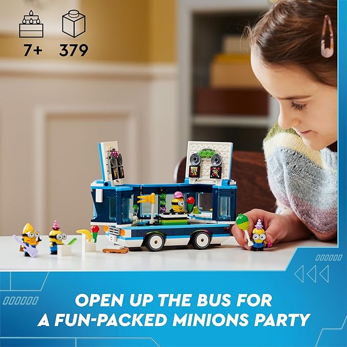 Buy Lego Despicable Me 4 Minions Music Party Bus 75581 With 379pcs | Yallatoys.com