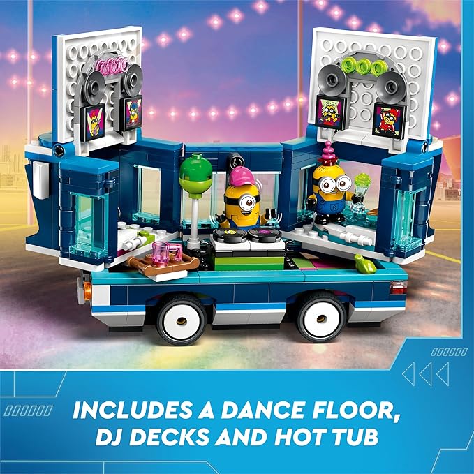 Buy Lego Despicable Me 4 Minions Music Party Bus 75581 With 379pcs | Yallatoys.com