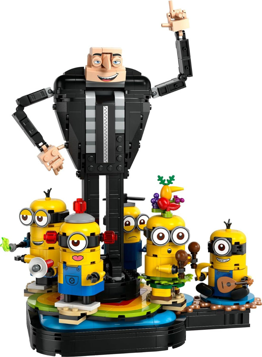 Buy Lego Despicable Me 4 Brick Built Gru and Minions 75582 With 839pcs | Yallatoys.com