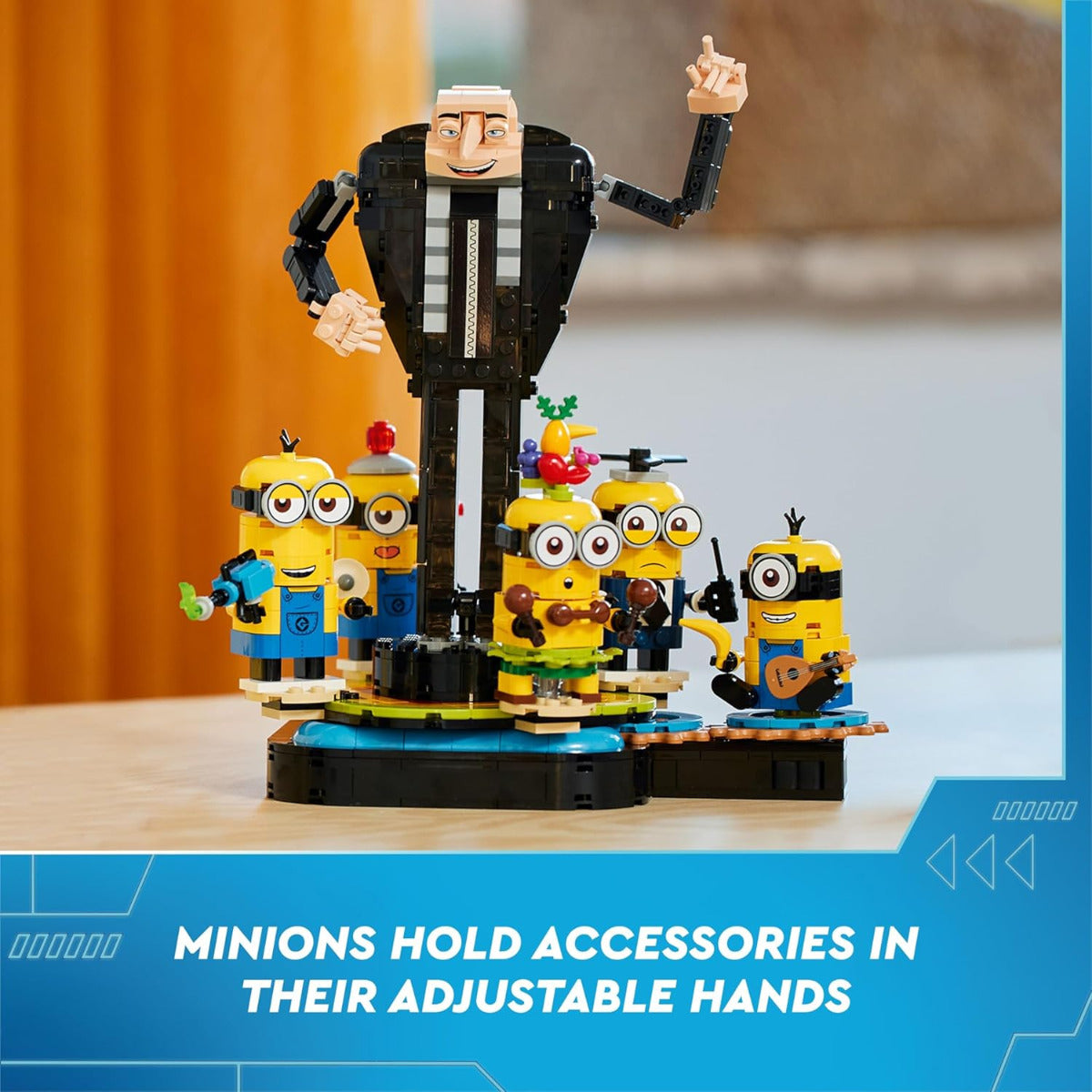 Buy Lego Despicable Me 4 Brick Built Gru and Minions 75582 With 839pcs | Yallatoys.com